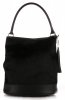 Bőr táska shopper bag Vera Pelle fekete 8502
